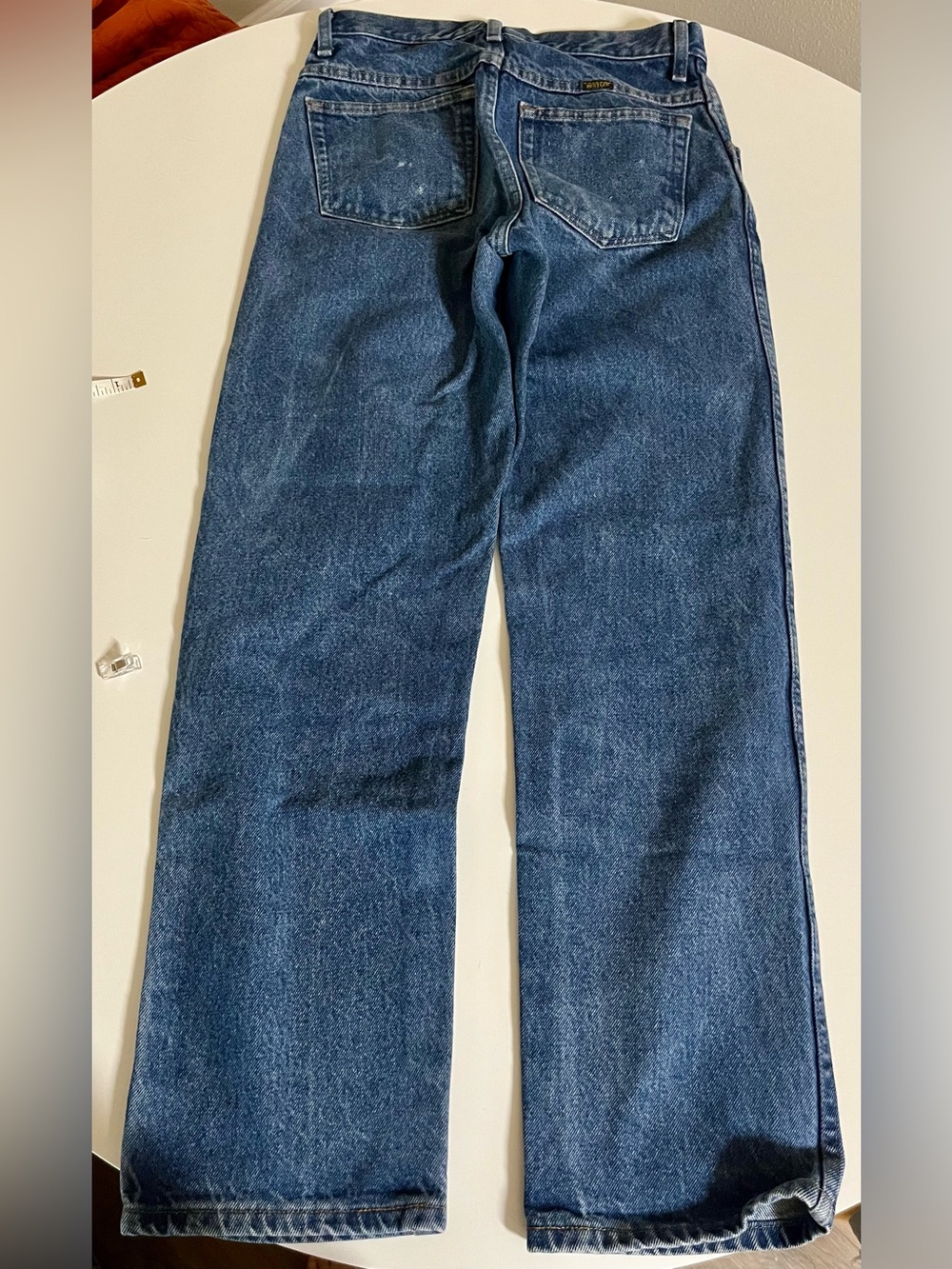 Rustler Men's Straight Jeans - Blue Denim